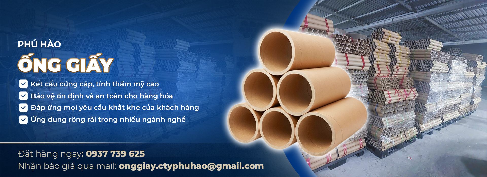 CÔNG TY TNHH ỐNG GIẤY PHÚ HÀO